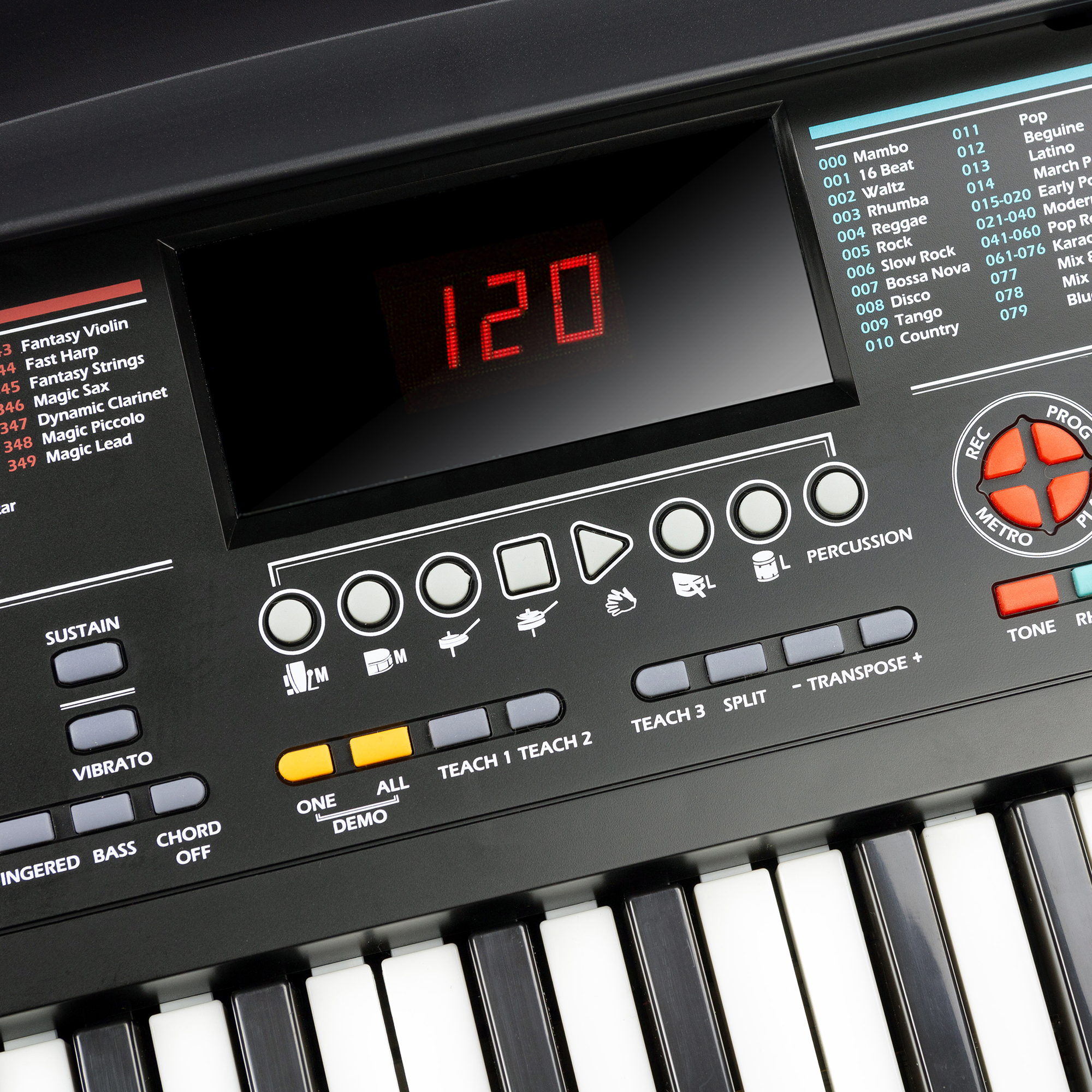 RockJam 61-Key Electronic Keyboard Piano with Stand photo 3