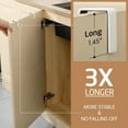 thumbnail image 3 of KES Over Cabinet Door Towel Bar Fit 1" Thick (2 Pack), Kitchen Towel Holder, Kitchen Towel Rack, Cabinet Towel Holder White, 3 of 10