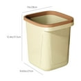 thumbnail image 3 of Large Trash Can with Pressure Ring,Dormitory Household Waste Bin for Living Room,Hotel and Office,High Capacity Stylish Durable and Multi-Purpose Trash Basket for Home Office Commercial-Beige, 3 of 6