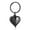 Black, variant on Angel Wing Cremation Keychain for Ashes Holder - Always in My Heart Urn Locket Pendant Keychain Urn for Women/Men