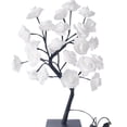 thumbnail image 1 of Table Flower Tree Rose Lamp Fairy Bonsai Tree Desk Light for Women (White), 1 of 9