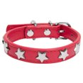 thumbnail image 4 of SUMACLIFE Adjustable and Durable Faux Leather Dog Collar with D-Ring and Star Accents, 4 of 4