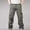 Army Green, variant on Blmnix Carpenter Pants Pants for Men Baggy Pleated Low Rise Cargo Work Pants Bottoms Green Long Straight-Leg Men's Casual Pants,XL