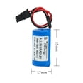thumbnail image 6 of (3-Pack) 3V 1756-BA2 BR2/3A-AB PLC Non-Rechargeable Battery 1800mAh Replacement for Allen Bradley with Plug, 6 of 6