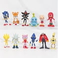 thumbnail image 1 of Juego de 12 figuras de acción de Sonic en PVC, minifiguras de erizo con cola de sombra, regalo de cumpleaños, 5-6 cm, 1 of 4