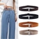 thumbnail image 4 of Zhuge Stretch Belt para Mujeres, Cinturón Elástico [11.02 - 39 Pulgadas], Blanco, Hecho de Nylon + Metal, 1 Unidad, 4 of 5