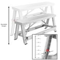 thumbnail image 5 of GypTool Adjustable Height Drywall Taping & Finishing Walk-Up Bench: 18 in. - 30 in., 5 of 7