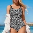 thumbnail image 6 of Royisotas Womens One Piece Swimsuits Tummy Control Modest Built in Bra Swimwear Floral Beach Bathing Suits, 6 of 8