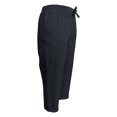 thumbnail image 3 of Capri George Talla M Diseño Liso con Bolsillos Laterales Negro, 3 of 4