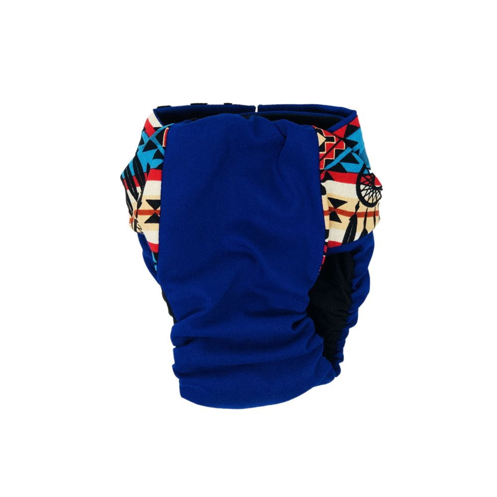 Barkertime Dream Catcher on Blue Dog Diaper