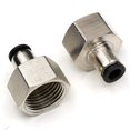 thumbnail image 1 of 1/4 OD Tubing Push to Connect Fittings 1/2 Inch Npt Female Air Fittings PCF Air Lines Push Fittings Quick Connect Air Hose Fittings Pneumatic Fittings Push in Connectors Push Lock Fittings 2Packs, 1 of 4