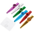 thumbnail image 3 of Ensemble de 6 Pcs Kazoo en Métal Membrane de Musique en 6 Couleurs, Unidirectionnel, 3 of 7