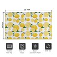 thumbnail image 5 of Yellow Lemon Fruit Slices White Pattern Door Rugs,Washable Non Slip Door Mats Indoor,Decorative Door Mats,Entry Mat Indoor for Entrance,Bedroom,Kitchen,Bathroom,17"x30", 5 of 6