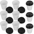 thumbnail image 3 of WORGEOUS 50 tazas de café desechables de aislamiento para llevar taza de papel de doble capa con tapa (12 oz, 350 ml), 3 of 7