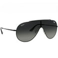 thumbnail image 3 of Ray-Ban RB3597-002/11 Wings Black Metal Grey Gradient Single Lens Sunglasses, 3 of 6