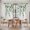Green, variant on Sage Green Eucalyptus Kitchen Curtain for Berdoom Living Room Cafe 72 Inch Length, Watercolor Spring Weeping Botanical Tiers Curtains Light Filtering Drapes Window Treatment 2 Panels 52"Wx72"L