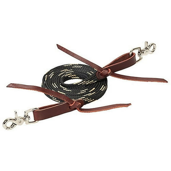 Weaver Leather Competition Roper Rein: Superior Grip & Durability 5/8" x 8' / Tan/Brown