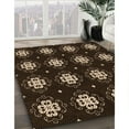 thumbnail image 3 of Ahgly Company Machine Washable Indoor Square Transitional Night Black Area Rugs, 3' Square, 3 of 7