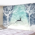 thumbnail image 3 of Venta al por mayor Navidad DIY 3D impreso digital karol g Santa Claus trineo Reno tapiz Navidad decorar, 3 of 4