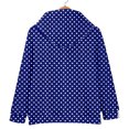 thumbnail image 6 of Women's Polka Dot Print Drawstring Hooded Sweatshirt with Pocket, Soft Breathable Long Sleeve Casual Pullover for Spring Autumn Streetwear, Beach Vacations and Daily Fashion Blue L, 6 of 8