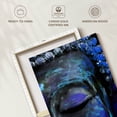thumbnail image 6 of Elephant Stock Blue Meditating Buddha Wall Art - Religion And Spirituality Canvas Canvas - 12" x 24", 6 of 8