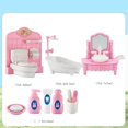 thumbnail image 2 of Juego De Muebles De En Miniatura Regalos Simulación Para Fiestas Niñas Baño Dormitorio+Juego De Muebles De En Miniatura, Simulación De Regalos Para CUTICAT none, 2 of 6
