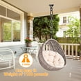 thumbnail image 5 of AEVXKHI Hammock Hanging Kit, Swing Ceiling Hook Snap Kits, Hammock Chair Hanging Hardware Kit, 360° Swivel 1100 lb Capacity, Porch Swing Mounting Hardware Boxing Bag for Tree Gym, Yoga, Seat, 5 of 11