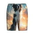 thumbnail image 6 of Daiia Cloud Border Collie Mens Woven Stretch Pajama Short,Short Pajama Pants-Small, 6 of 7