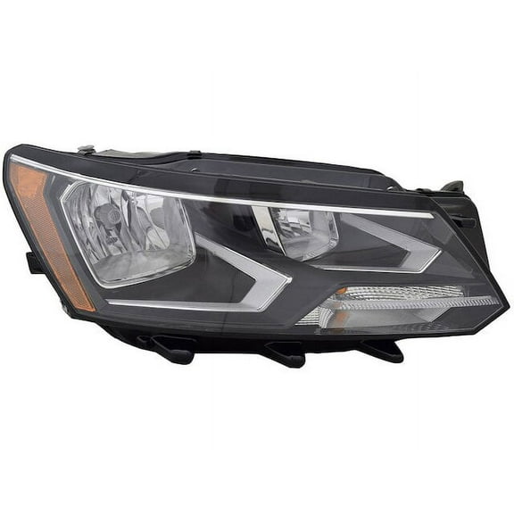 Right Headlight Assembly - Compatible with 2016 - 2019 Volkswagen Passat Sedan 2017 2018