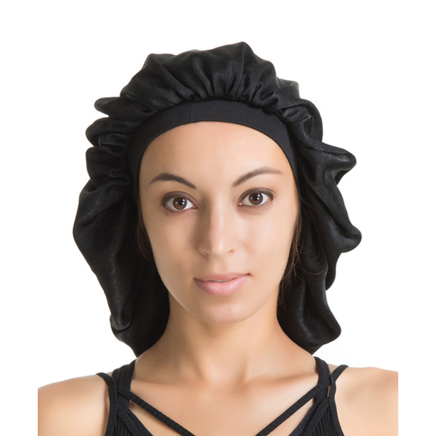Satin Hair with Silk Lined Hair Night Sleep Cap , Hair Wrap Hair