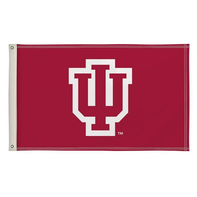 Showdown Displays 810003IUB-002 3 x 5 Pi. Indiana Hoosiers NCAA Drapeau - No.002