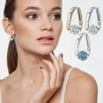 thumbnail image 3 of 3 Pairs Lymphvity Germanium Earrings, Unclog Lymphatic Node Magnetotherapy Hoop Earrings, Lymphvity Magnetic Therapy Germanium Earrings Women, 3 of 5