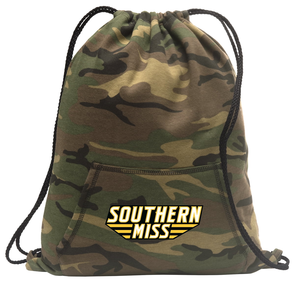 Southern Miss Drawstring Bag Camo Southern Miss Backpack Cinch Pack for