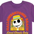 thumbnail image 3 of Nightmare Before Christmas - Halloweentown Beach - Local Ghouls Only - Sun Sand & Scares - Toddler And Youth Short Sleeve Graphic T-Shirt, 3 of 6