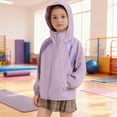 thumbnail image 4 of Xdegoge Kids Waterproof Rain Jacket with Hood Lightweight Boys and Girls Raincoat Hooded Zip Up Jackets Outerwear, 4 of 6