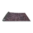 thumbnail image 2 of Ahgly Company Indoor Round Abstract Light Blue Modern Area Rugs, 4' Round, 2 of 4