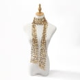 thumbnail image 3 of Vjnyvs Womens Sequins Neckerchief Sparkly Y2K Sequined Long Skinny Scarves for Party, 3 of 7