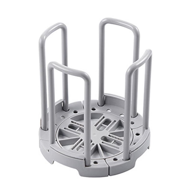 Cateissary Escurridor de platos Tazón telescópico Soporte de almacenamiento en seco Encimera Fregadero de cocina Escurridor de ahorro de espacio Accesorio Organizadores de utensilios de cocina Gris Cateissary HA063321-02B