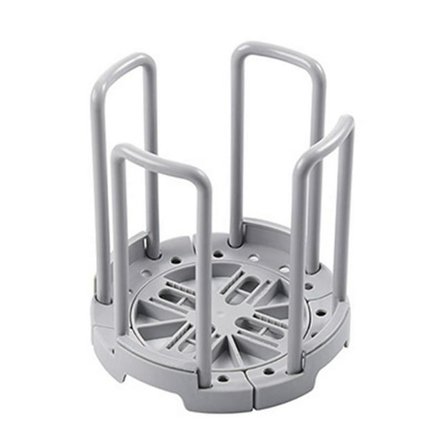 Dish Drying Rack Telescopic Bowl Dry Storage Bracket Countertop Kitchen Sink Space Saving Draining Drainer Accessory Gray