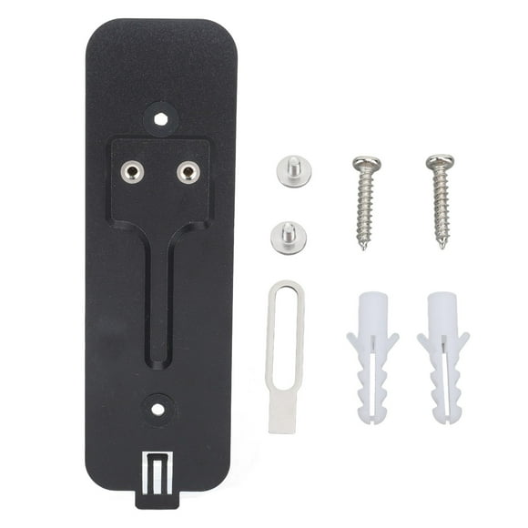ZOUSSIQI Video Doorbell Backplate Visual Doorbell Back Plate Replacement Part with Card Extractor For Blink Video Doorbell Black JU316-36621