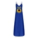 thumbnail image 3 of Vestido largo HUOGUO vestido sin mangas con cuello en V y estampado para mujer, 3 of 5