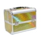 thumbnail image 5 of Estuche de tren para maquillaje, caja de cosméticos de belleza con asa de transporte, organizador portátil de almacenamiento de joyas de gran amarillo, 5 of 9