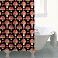 thumbnail image 4 of Magical Forest Mushrooms Shower Curtain 72" x 72" - Whimsical Fairy Tale Design Waterproof Quick-Dry Bath Drape, 4 of 5