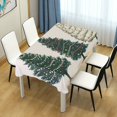 thumbnail image 4 of Yayeee Tablecloths 54" x 54" Rectangle Wrinkle Resistant Party Table Cover, Hand Drawn Christmas, 4 of 8