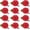 Red, variant on 12-Pack Lapel Pin for Men, Handmade Flower Brooch Button Pins Men Suits, Formal Boutonnieres