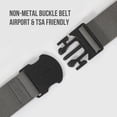 thumbnail image 3 of WHIPPY Men's Elastic Belt Non Metal Stretch Belt Nickel Free Web Belts for Jeans Pants Unisex, 3 of 5