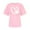 Pink #02, variant on Nmnitkp Womens Tops Valentines Day Graphic Tee - Crewneck Short Sleeve Print Top Pink,M
