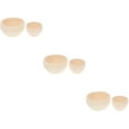 thumbnail image 6 of MLINS 6 Pcs  Natural Wood Blank Bowls Unfinished Wood Crafts DIY Decorations Mini Drawing Toys, 6 of 8