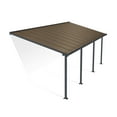 thumbnail image 3 of Palram - Canopia Olympia 10' x 24' Patio Cover - Gray/Bronze, 3 of 11