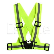 Kids Adjustable Safety Security Visibility Reflective Vest Gear Stripes for Jacket